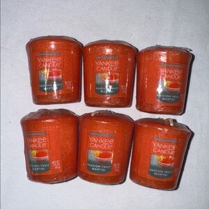 6 NEW Yankee Candle Passion Fruit Martini Votives